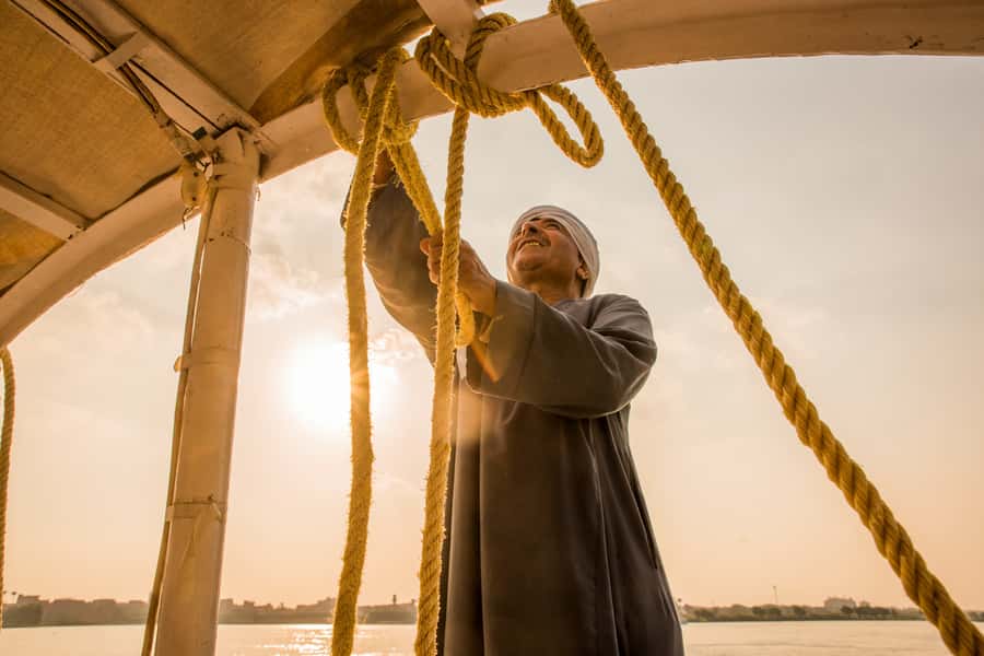 Cairo: Pyramids and Sphinx Tour with River Nile Felucca Ride - The Nile felucca ride: a quiet change of scene