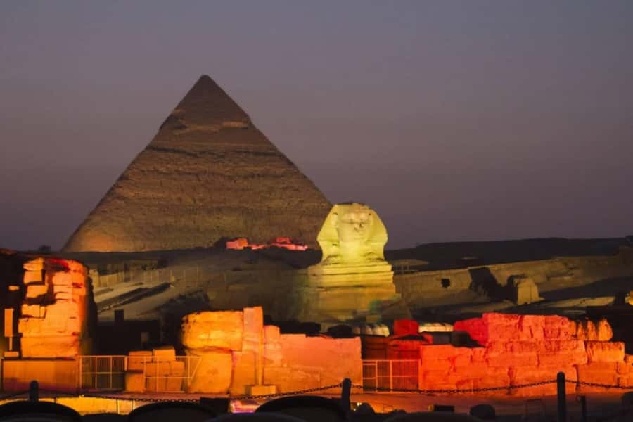 Cairo: Pyramids of Giza Sound & Light Show with City Tour - An evening that starts at the pyramids