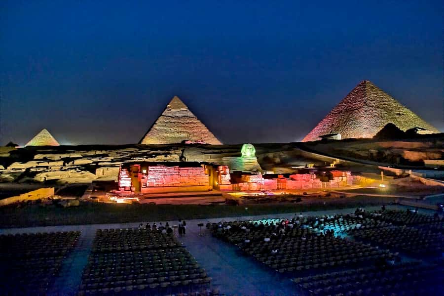 Cairo: Pyramids of Giza Sound & Light Show with City Tour - Who should book this Cairo night tour?