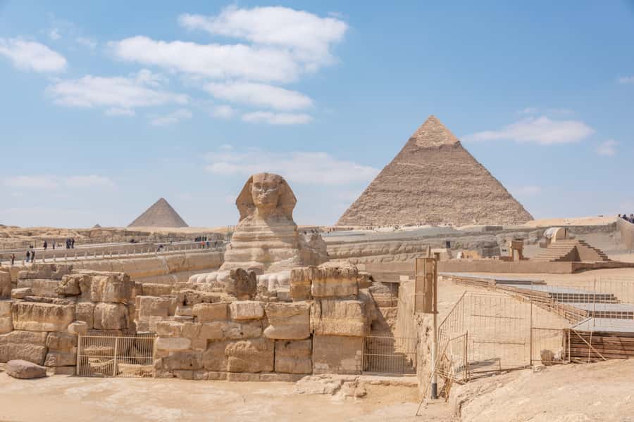 Cairo: Pyramids, Sphinx & Grand Egyptian Museum Private Tour - Entering the Grand Egyptian Museum