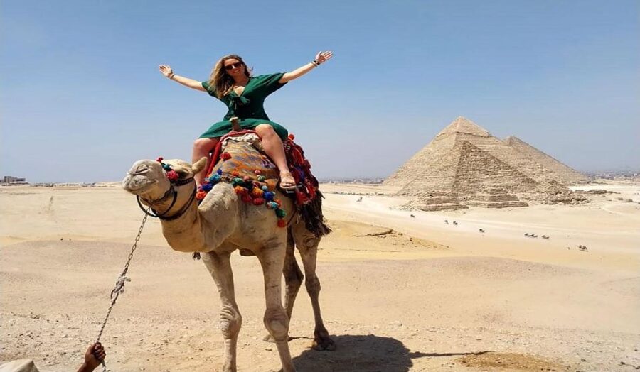 Cairo: Trip Pyramids, Sakkara, & Memphis Tour with Lunch - A 15-minute camel ride near the pyramids