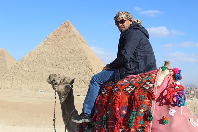 Camel or Horse riding Giza Pyramids Desert - Sunrise, sunset, or full-moon light