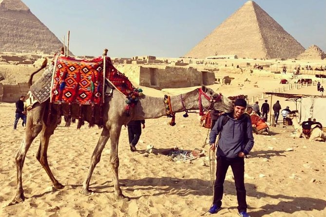 Camel Ride around Giza Pyramids Sunset or Sunrise or any time - The camel departure point is the key detail
