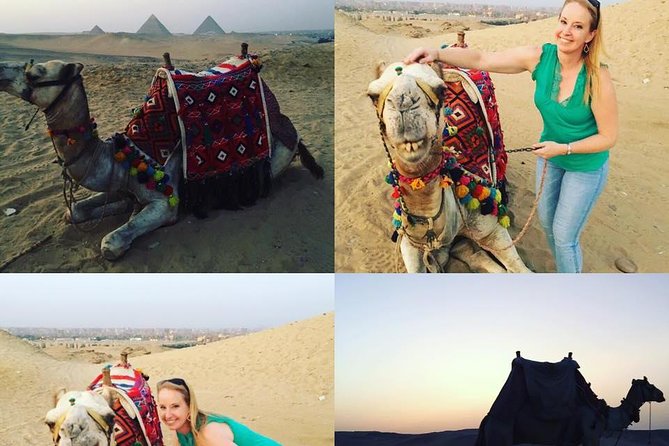 Camel Ride around Giza Pyramids Sunset or Sunrise or any time - Guides can make the ride feel personal