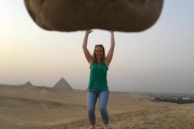 Camel Ride around Giza Pyramids Sunset or Sunrise or any time - What the scenery is really like