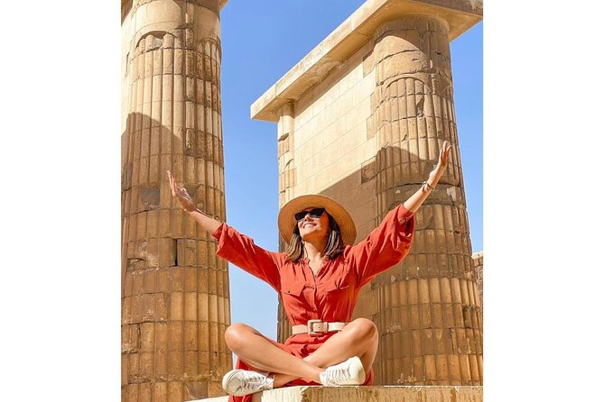 comfort Day tour to Giza pyramids & sphinx, saqqara and Memphis - Lunch, Water, and the $115 Price