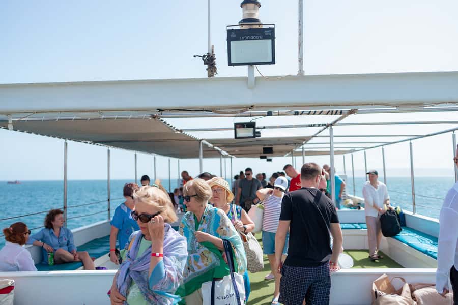 Conquest 2 Hour Semi Submarine with snorkeling from Hurghada - Leaving Hurghada Marina for a Short Sea Trip