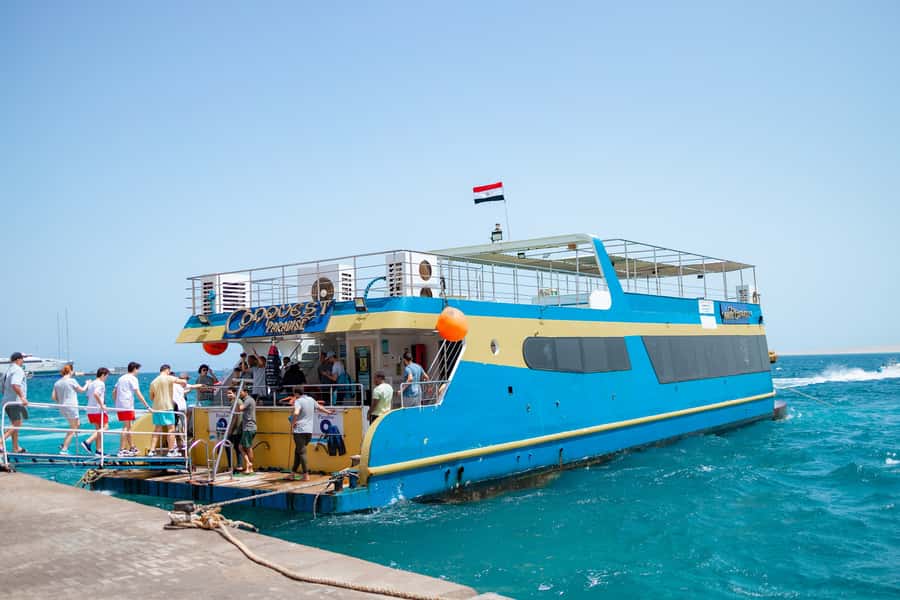 Conquest 2 Hour Semi Submarine with snorkeling from Hurghada - The Snorkeling Stop Around the Boat