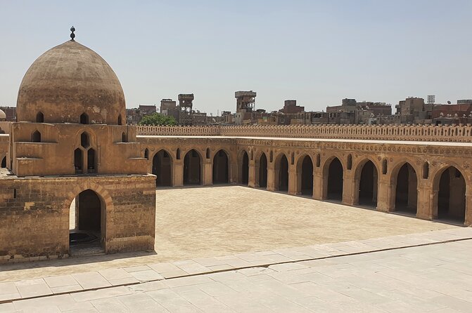 Coptic Cairo, Mosques , sailing on Nile and Bazaar Private Tour with Lunch - Ibn Tulun Mosque and the Cairo view