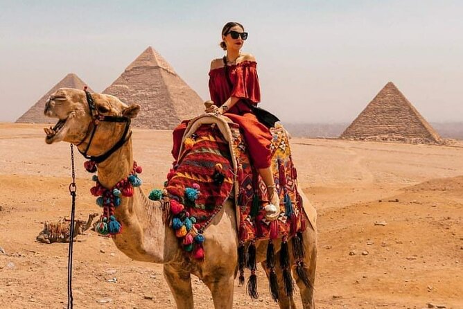 Day Tour Giza Pyramids by Camel In Egypt - The Great Sphinx and its powerful setting