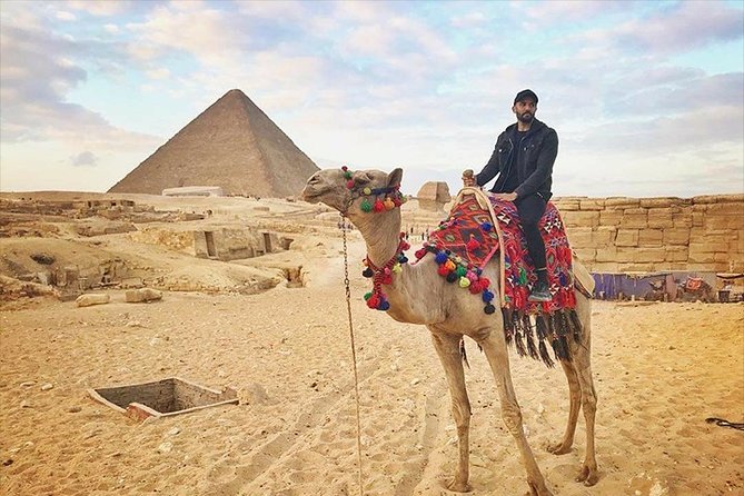 Day Tour Giza Pyramids by Camel In Egypt - Valley Temple and the work of mummification