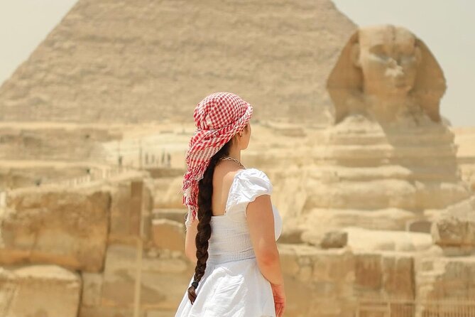Day Tour to Giza Pyramids , sphinx ,With all the highlights - Khufu and the nine-pyramid panorama