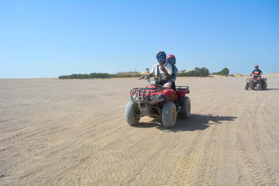 Desert Sunset Quad Bike ATV for 50Km, Oriental Show, Dinner, - Sunset in the mountain valley