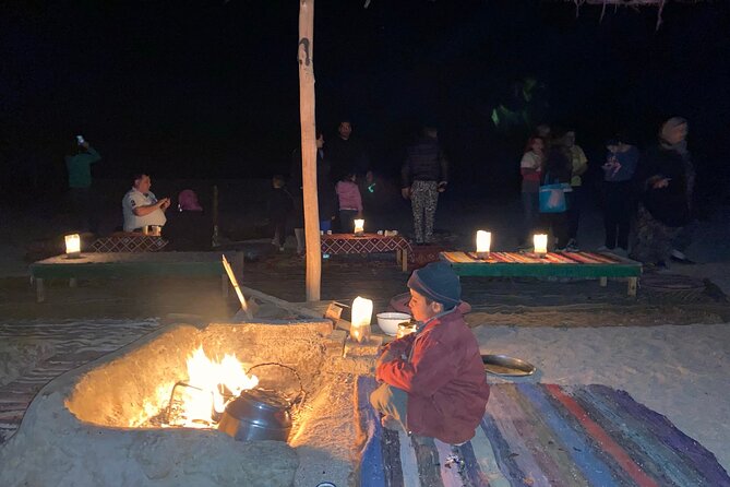 Dining in The Desert - A Bedouin tent and candlelight dinner