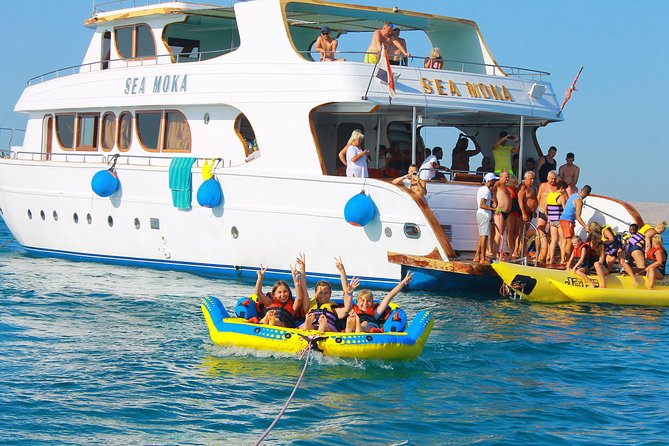 Dolphin Tour in Hurghada - Banana boat and sofa ride near the end