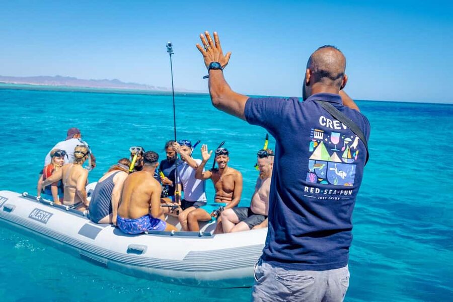 Dolphin Tour with Red Sea Fun. The Best in Hurghada - Two coral reefs for snorkeling and swimming