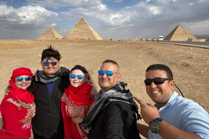 Egypt Shore tours to Giza Pyramids & Museum& bazaar from Alexandria or Port said - Three hours among the Giza Pyramids