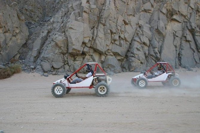 El Gouna Sahara Dune Buggy Morning Adventure - Getting trained before the throttle opens