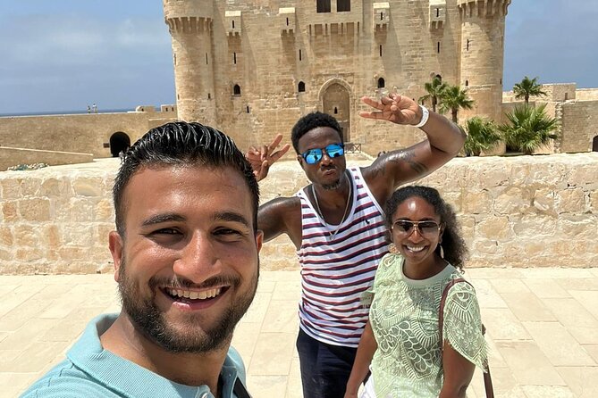 Exceptional Alexandria tour from Cairo + Alexandria food tour - Pompey’s Pillar and the Roman chapter