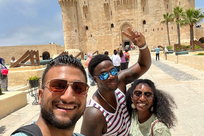 Exceptional Alexandria tour from Cairo + Alexandria food tour - Qaitbay Citadel beside the Mediterranean
