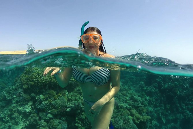 Fantastic Orange Bay & Parasailing & Water sports & Snorkeling -Hurghada - The first snorkeling stop and Red Sea marine life