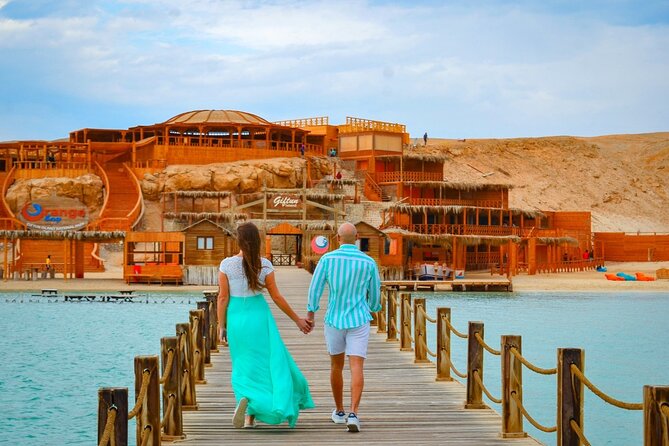 Fantastic Orange Bay & Parasailing & Water sports & Snorkeling -Hurghada - Hotel pickup and the morning start