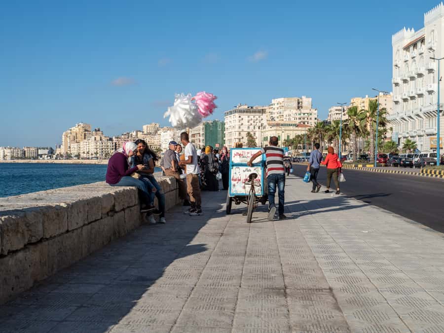 From Alexandria:- Alexandria Top Highlights half-day tour - Starting below Alexandria at Kom El Shoqafa