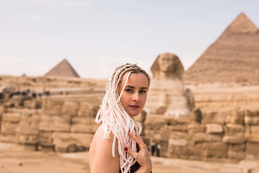 From Cairo: 11-Day Tour, Nile Cruise, Flights, Balloon - Day 1: Pyramids, museum treasures, and a Cairo dinner cruise