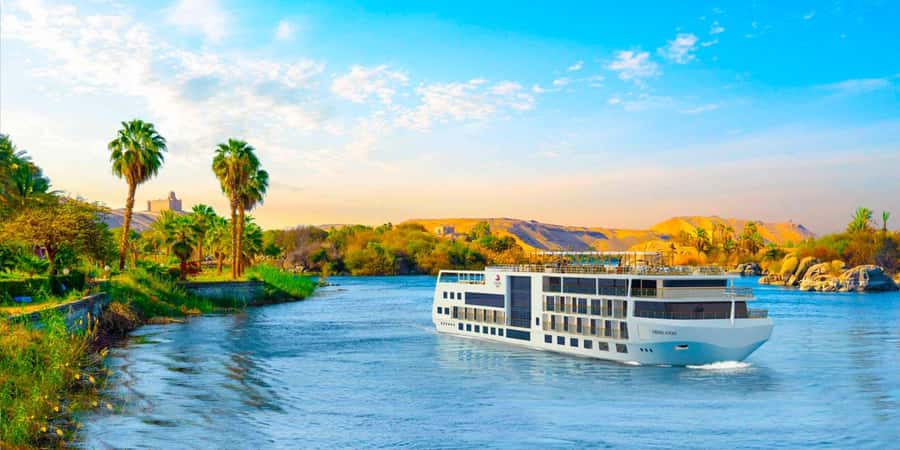 From Cairo: 3-Nights Nile Cruise Luxor, Aswan by Flights - Day 1: High Dam, Philae, and your first Nile sunset