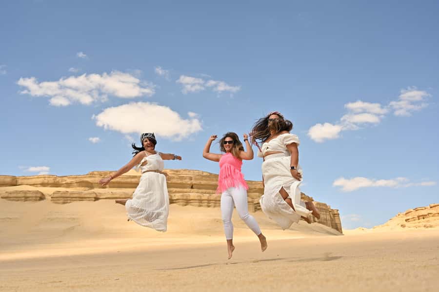 From Cairo: Desert Safari, Camel Ride, Magic Lake, & Lunch - Guides can shape the whole experience