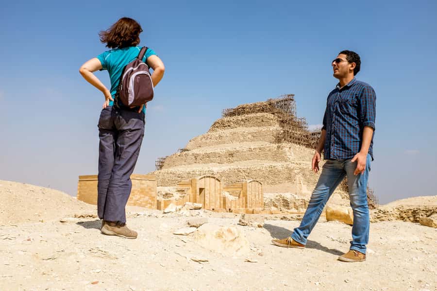 From Cairo/Giza: Pyramids, Memphis, and Sakkara Day Tour - Shopping stops and optional extras
