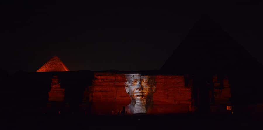 From Cairo: Giza Pyramids Tour with Light Show and Transfer - What the Two-Hour Evening Includes