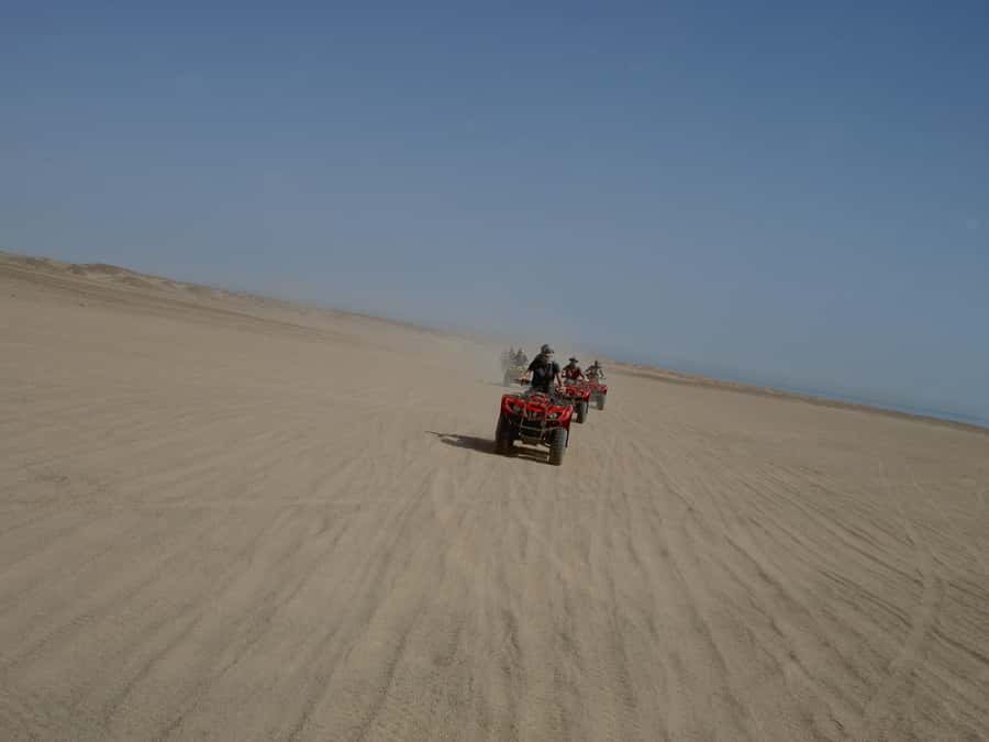 From Hurghada: Makadi Bay ATV Tour - Starting from Hurghada and getting ready to ride