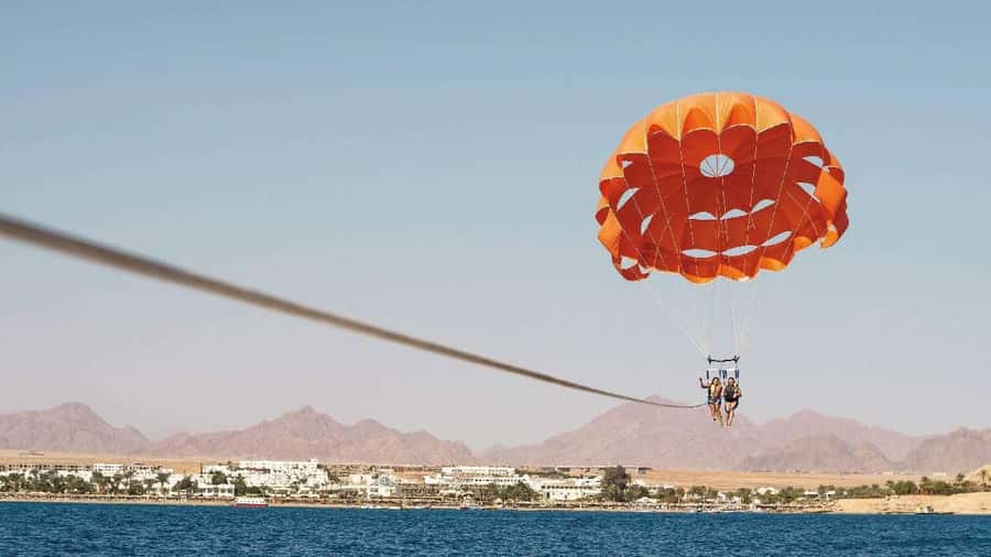 From Sharm El-Sheikh: Sharm El-Maya Parasailing Adventure - A gentle flight above Sharm El-Maya