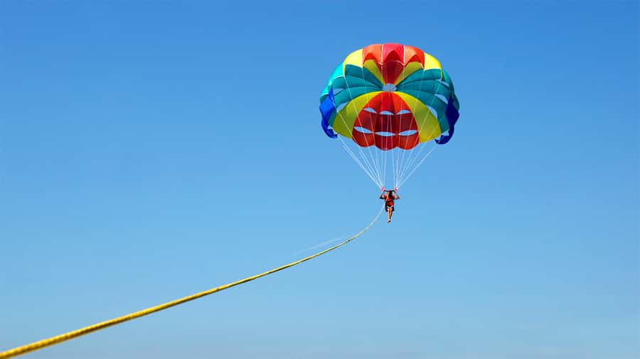 From Sharm El-Sheikh: Sharm El-Maya Parasailing Adventure - What four minutes in the air really means