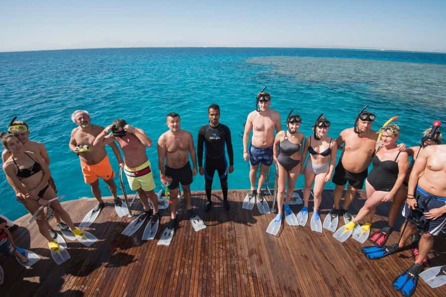 From Sharm: White Island and Ras Mohamed Snorkeling Trip - First water stop: coral and fish at Ras Mohammed