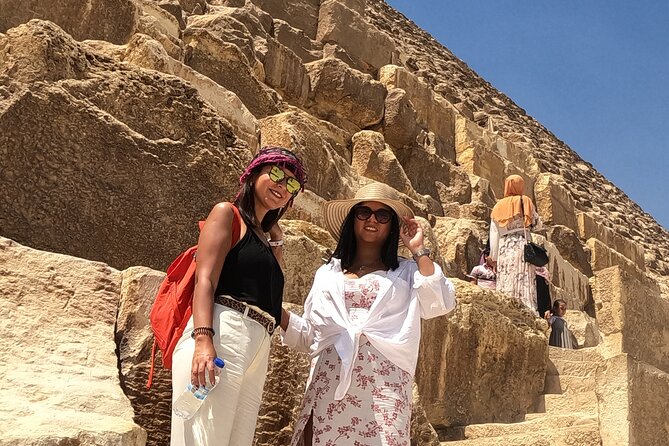 Full day Giza Pyramids with camel safari - Camel safari with the pyramids behind you