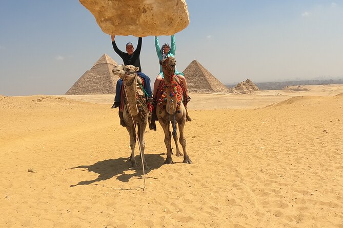 Full day Giza Pyramids with camel safari - Egyptian lunch: koshary, falafel, and a local pause