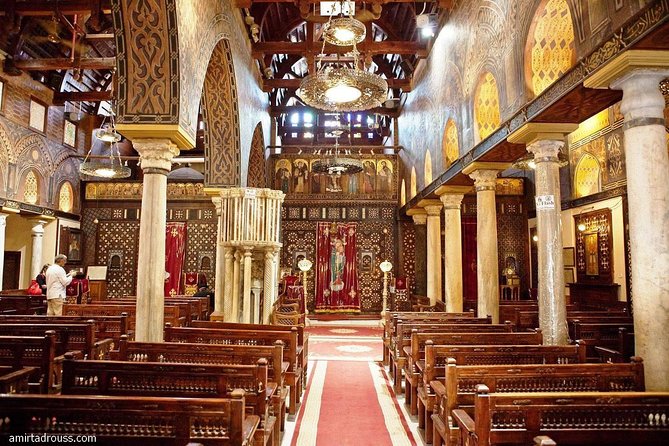 Full Day Private Tour to visit Old Coptic Cairo & Islamic Cairo - The Hanging Church and its famous staircase