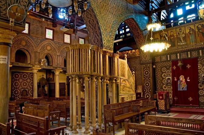 Full Day Private Tour to visit Old Coptic Cairo & Islamic Cairo - Saints Sergius and Bacchus Church: a site tied to the Holy Family
