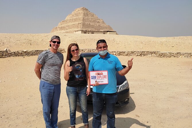 Full Day Tour Giza Pyramids, Sphinx, Saqqara &Dahshur Pyramids - Lunch, villages, and the road to Dahshur