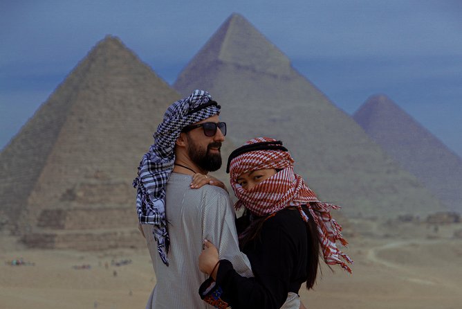 Full Day Tour to Giza Pyramids with Camel Ride and Egyptian Museum in Cairo - Khafre’s Pyramid and the Sphinx Temple