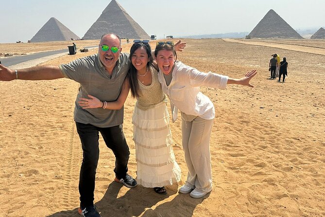 Giza pyramids all inclusive lunch, fees,camel&inside 3rd pyramid - Visiting the Sphinx