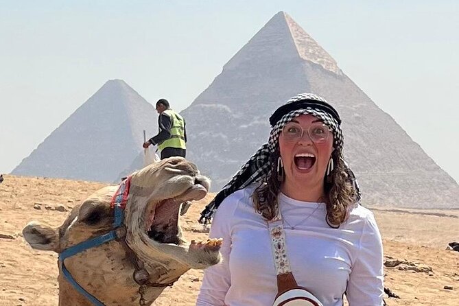 Giza pyramids all inclusive lunch, fees,camel&inside 3rd pyramid - Seeing the three great pyramids