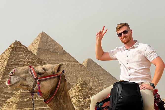 Giza Pyramids and Egyptian Museum Day Trip with Flouka Boat Ride on the Nile - Khan al-Khalili and one hour of shopping