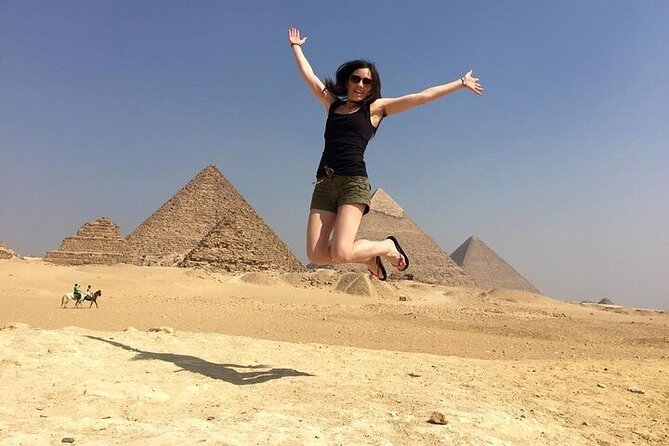Giza pyramids and saqara and memfis - A 15-minute camel ride for photos and fun