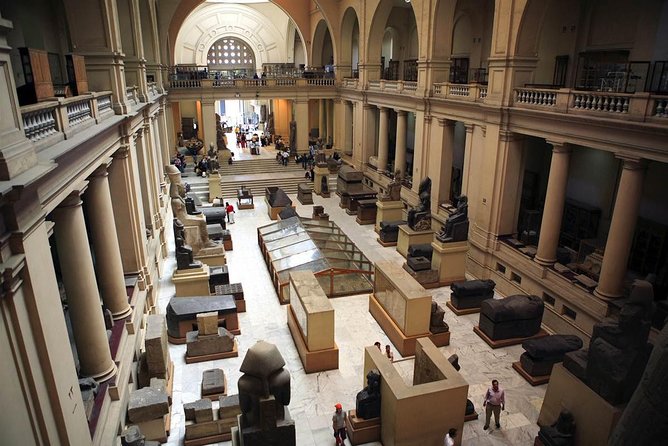 Giza pyramids and the Egyptian museum - Meeting the Great Sphinx and Valley Temple