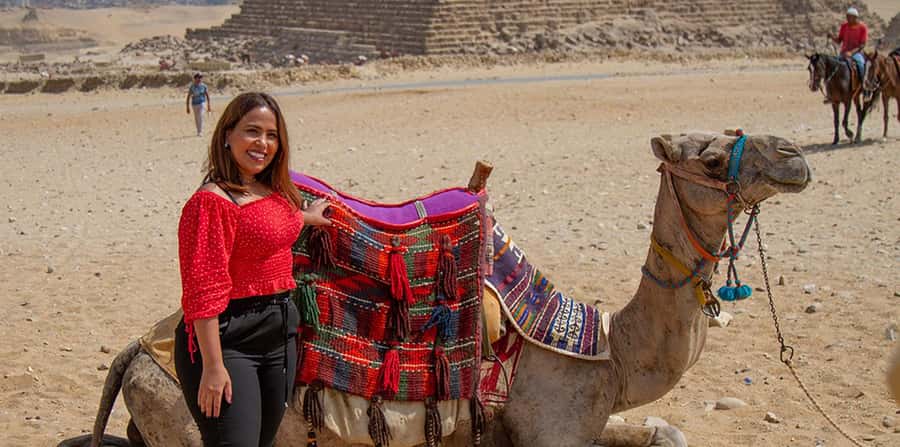 Giza: Pyramids at Sunset Guided Camel Tour - Safety, comfort, and the local side of the ride