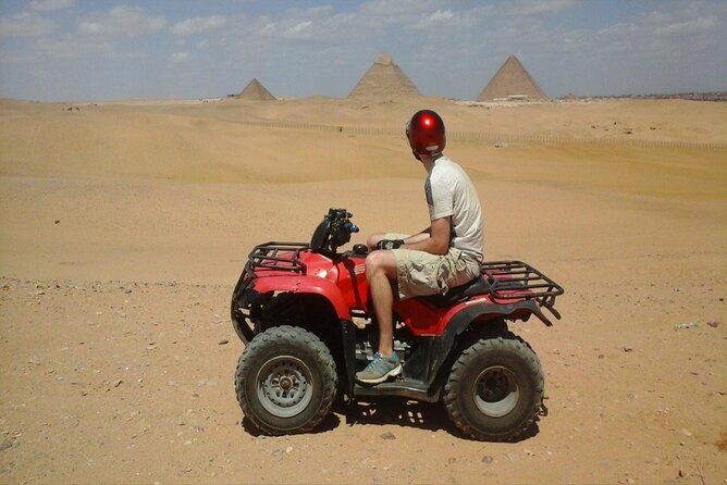 Giza Pyramids private tour, ATV bike, Lunch, Camel ride, shopping - Lunch, water, and possible shopping