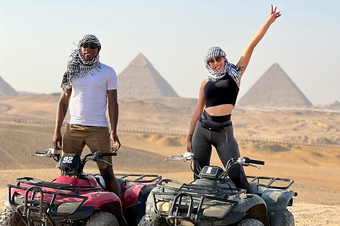 Giza Pyramids private tour, ATV bike, Lunch, Camel ride, shopping - Starting at the Giza Plateau